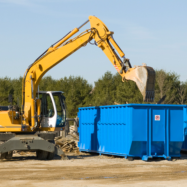 how does a residential dumpster rental service work in West Pelzer